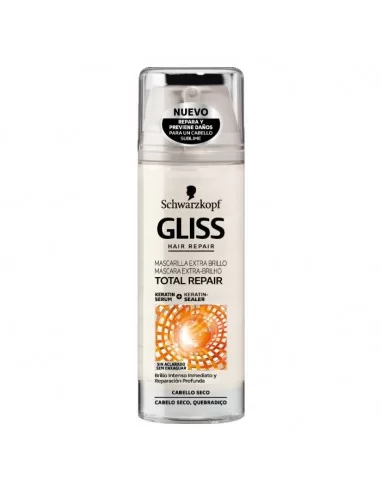 GLISS TOTAL REPAIR mascarilla extra-brillo 150 ml - 1
