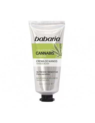 BABARIA - CANNABIS crema manos nutrición y bienestar 50 ml - 2
