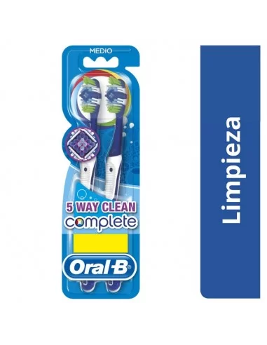 Oral-B Complete 5 Way Clean Cepillo De Dientes x2 - 2