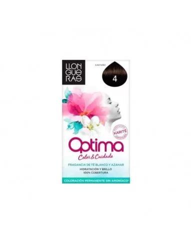 OPTIMA hair colour 4-castaño - 2