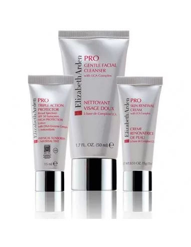 Elizabeth Arden Pro Kit Renoval Skin Protector Triple Acción 15 ml + Limpiador Facial 50 ml + Crema Renovadora 15 ml - 2