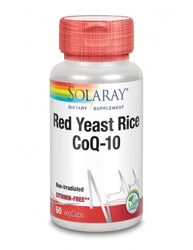 Solaray Red Yeast Rice Plus Q10 60 Vcaps - 2