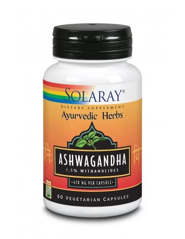 Ashwagandha 470 Mg 60 Caps Vegetales-Solaray - 2