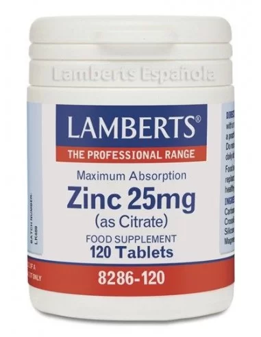 Lamberts Citrato De Zinc 25 Mg 120 Caps - 2