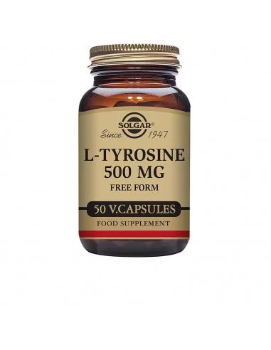 L-TIROSINA 500 mg 50 cápsulas vegetales - 1