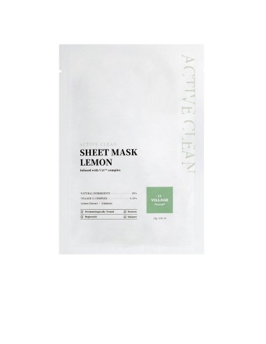 ACTIVE CLEAN sheet mask lemon 23 gr